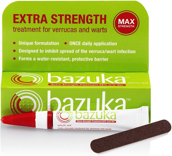 Bazuka Extra Strength Treatment Gel with emery board, 6g - Image 3