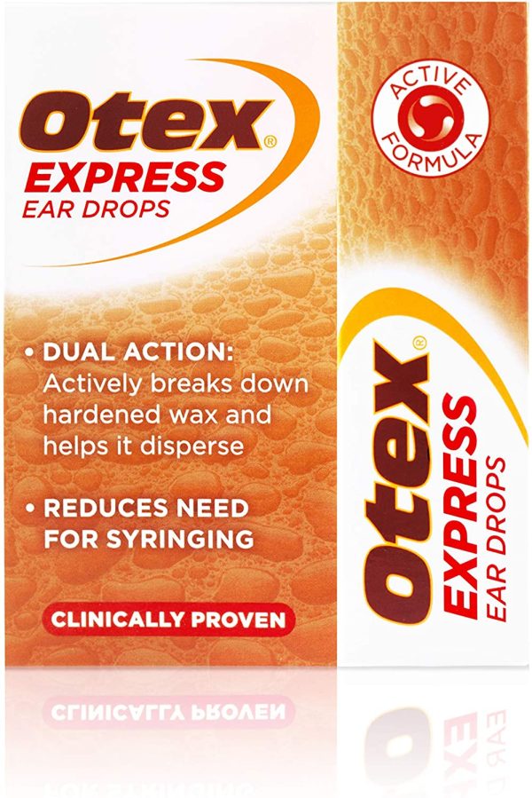 Otex Express Ear Drops, Clinically Proven Ear Wax Removal Drops For Excessive, Hardened Ear Wax. Can Reduce The Need For Syringing, 10ml - Image 2