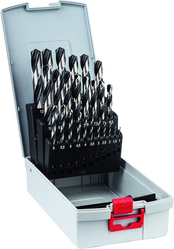 Professional 25-piece PointTeQ HSS Twist Drill Bit Set (for metal, ProBox, drill driver accessories) - Image 8