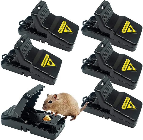 HOMEREVEL- Reusable Mouse Trap, 6 Pack Mouse Traps for Indoors and Outdoors That Kill Instantly, Quick, Effective and Highly Sensitive Rodent Catcher - Image 4