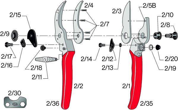 FELCO Model 2 Secateurs (Large) - Image 8