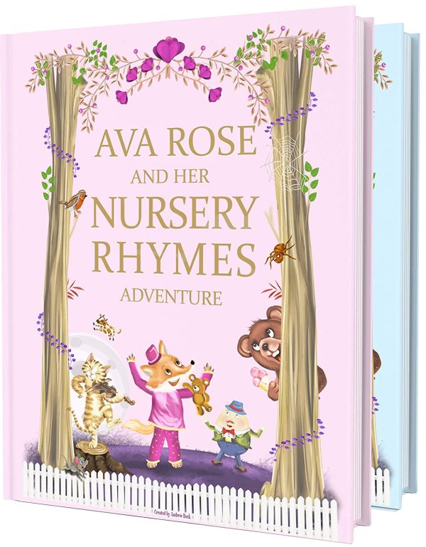 Book of Personalised Nursery Rhymes and Modern Poems for Baby and Child - Birthday, Baptism Gift - Image 3