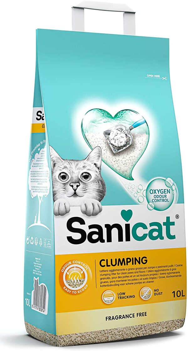 Sanicat Clumping unscented 10L - Image 2