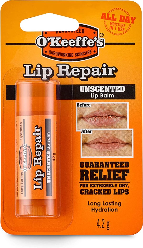 O'Keeffe's Lip Repair Unscented Lip Balm 4.2 g - Image 8