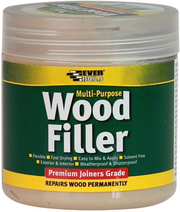 Everbuild EVBMPWFLS250 Multi-Purpose Wood Filler, Light Stainable, 250 ml - Image 8