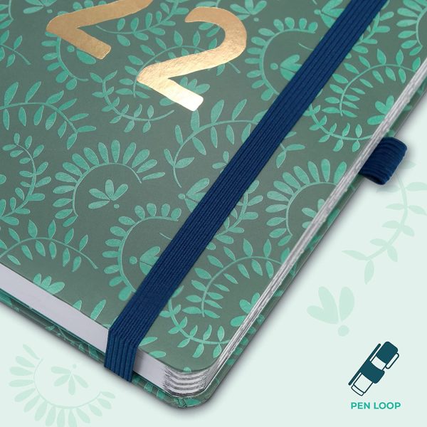 Perfect Year 2022 Diary A5 Page a Day. A5 Diary, Daily Planner 2022 runs Jan - Dec'22. Diary 2022 Day per Page with Checklists. 2022 Planner for Busy Schedules. - Image 7