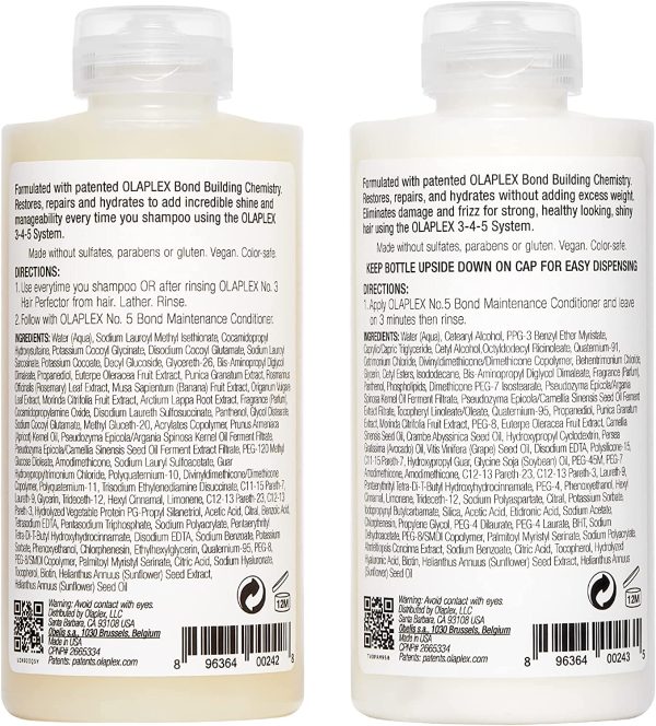 OLAPLEX No.4 Bond Maintenance Shampoo with No.5 Bond Maintenance Conditioner