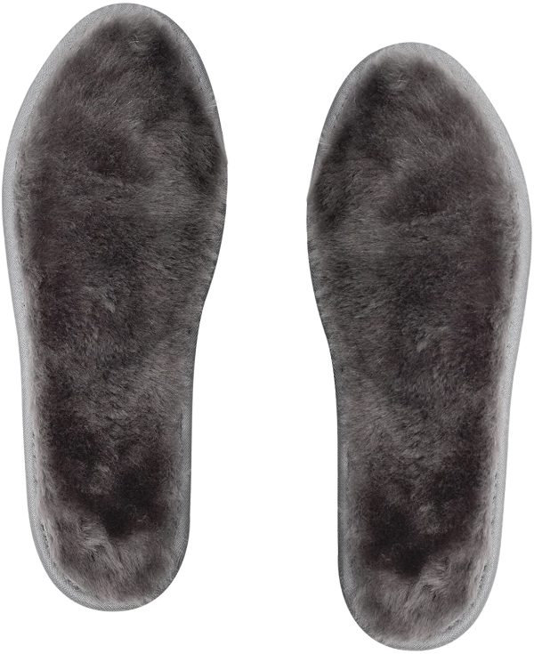 riemot Sheepskin Insoles for Men Women and Kids, Super Thick Premium Lambswool Insoles for Wellies Slippers Boots, Warm Fleece and Comfortable Shoe Insoles for Cold Winter - Image 6