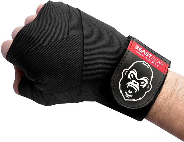 Beast Gear Advanced Boxing Hand Wraps ?C For Combat Sports, MMA and Martial Arts - 4.5 Meter Elasticated Bandages - Image 6