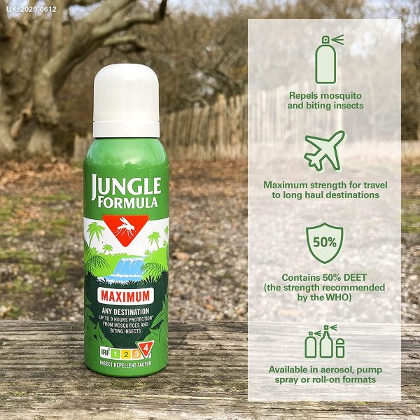 Jungle Formula Maximum Aerosol Insect Repellent, 125 ml 1 Units - Image 2