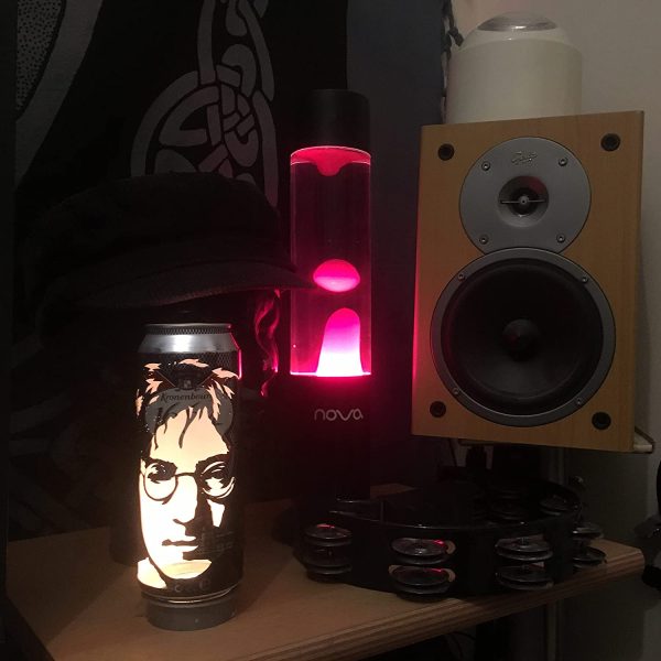 John Lennon Beer Can Lantern: The Beatles 'Imagine' Pop Art Portrait Candle Lamp - Unique Gift! - Image 5