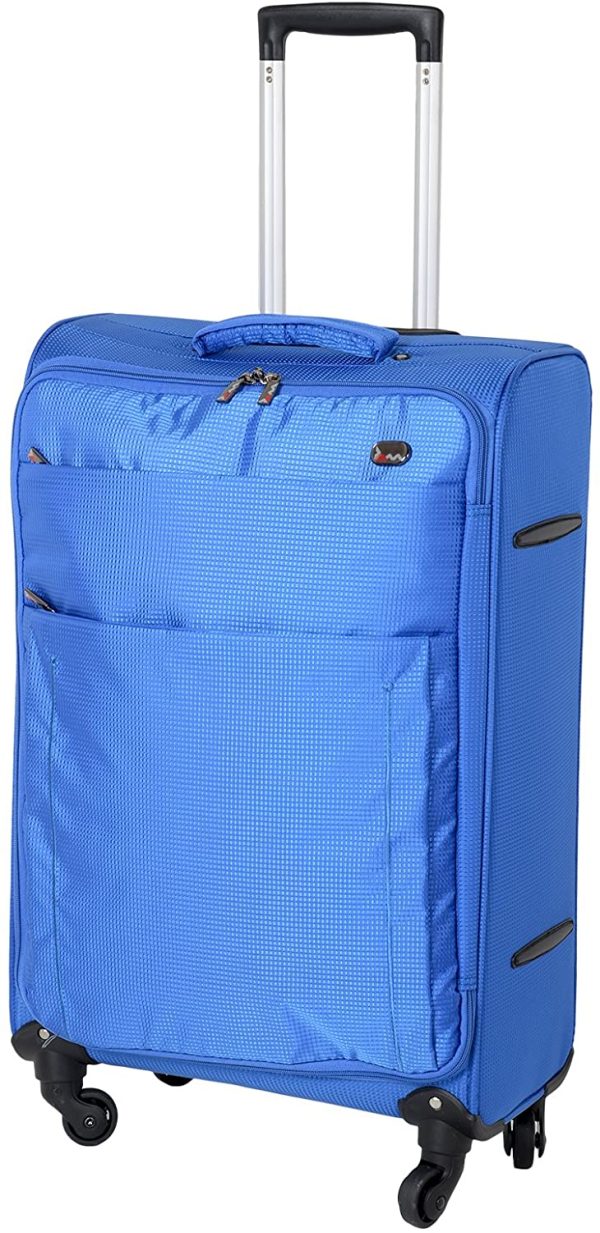 JAM Voyager 19" Blue Super Light Trolley Case Wheeled Travel Suitcase Luggage