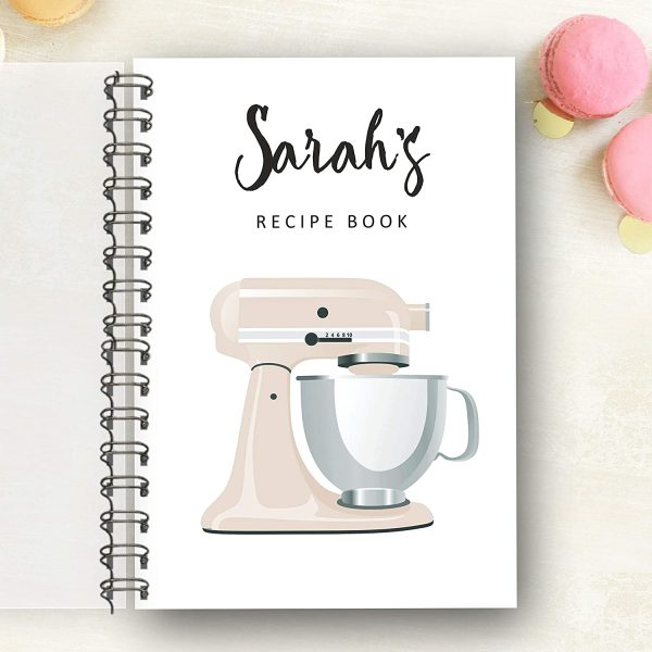 Personalised Recipe Notebook Retro Mixer, Recipe Log, Foodie Present, Recipe list, Choice of 2 Sizes, Gift - Image 7