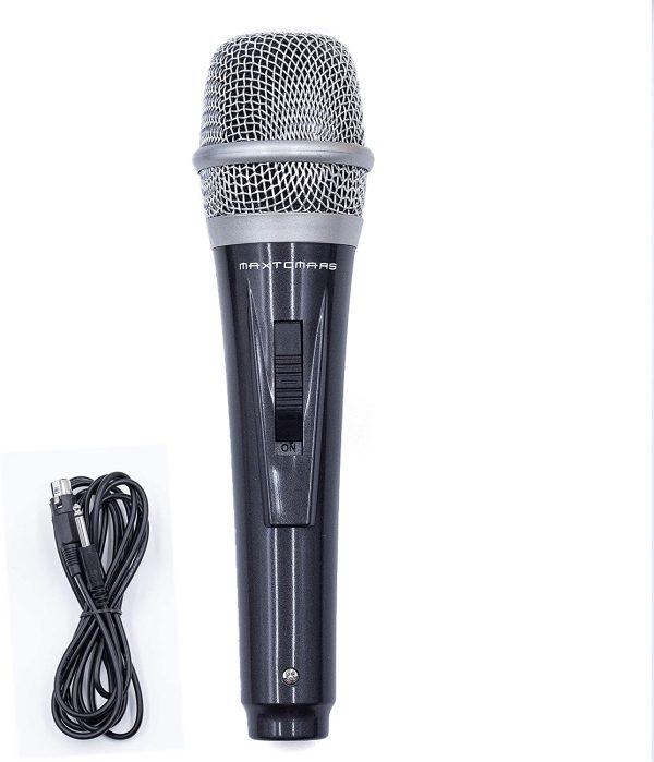 Dynamic Musical instrument Microphone for Singing with 3.5M/11.40 ft XLR Cable, Handheld Mic for Karaoke Singing, Speech, Wedding, Stage and Outdoor Activity