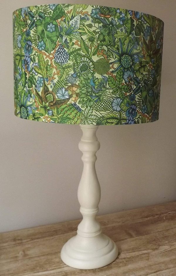 Green Leaves Lampshade,Mandala, vintage, shabby chic, jungle,