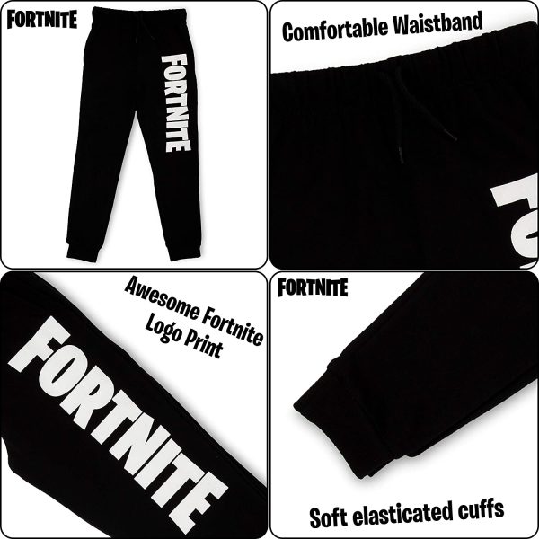 Fortnite Boys Tracksuit Bottoms, Joggers for Kids, Official Merchandise - Image 3