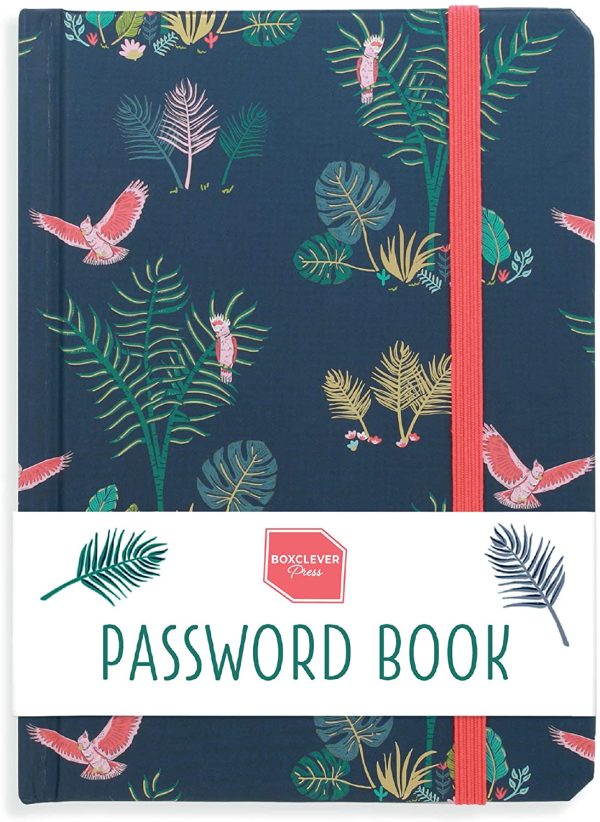 Password Book. Never Forget a Password Again! Untitled Password Book Alphabetical with Tabs. Internet Password Book Small for Login Details. Password Notebook - 11 x 15.5cm (Birds) - Image 8