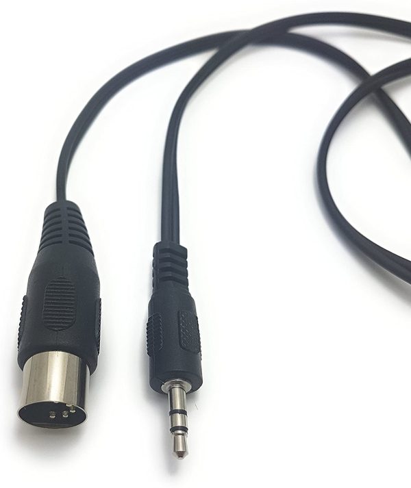 MainCore 1.5m long Midi 5 Pin Din Plug to 3.5mm Jack Stereo Plug Audio Stereo Cable, Lead - Image 3