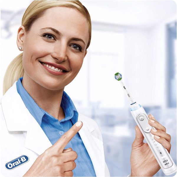 Oral-B Precision Clean Electric Toothbrush Head with CleanMaximiser Technology, Excess Plaque Remover, Pack of 6, White - Image 6