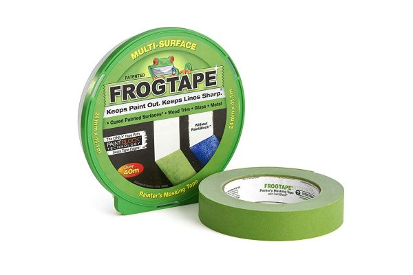 Frog Tape Green Multi Surface Painters Masking Tape 24mm x 41.1m. Indoor painting and decorating for sharp lines and no paint bleed - Image 2