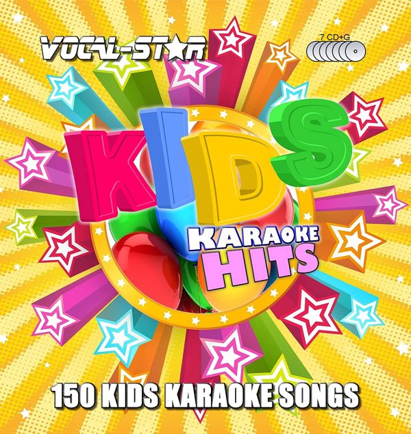 Karaoke CD Disc Set With Words - Kids Children`s Disney Pop 150 Songs - 7 CDG Discs By Vocal-Star - Image 2