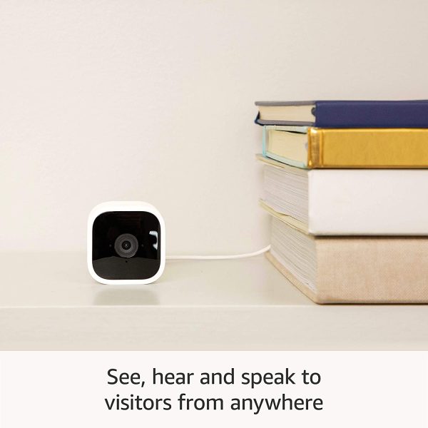 Blink Mini | Compact indoor plug-in smart security camera, 1080p HD video, motion detection, Works with Alexa | 1 Camera - Image 5