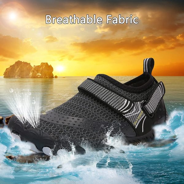 QIMAOO Barefoot Skin Water Shoes Socks, Men Women Quick Dry Water Sport Shoes, Unisex Aqua Shoes for Swim Surf Yoga Beach Running Boating Snorkeling Diving - Image 5