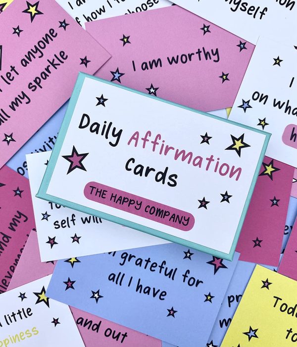 Daily Happiness Affirmation Cards, Positive Affirmation Deck, Self help cards, girls and kids affirmation cards - Image 3