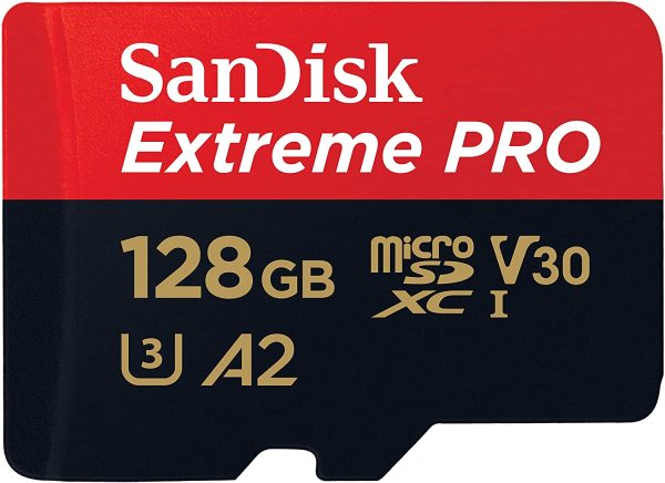 Extreme Pro 128GB microSDXC Memory Card + SD Adapter with A2 App Performance + Rescue Pro Deluxe 170MB/s Class 10, UHS-I, U3, V30 - Image 3