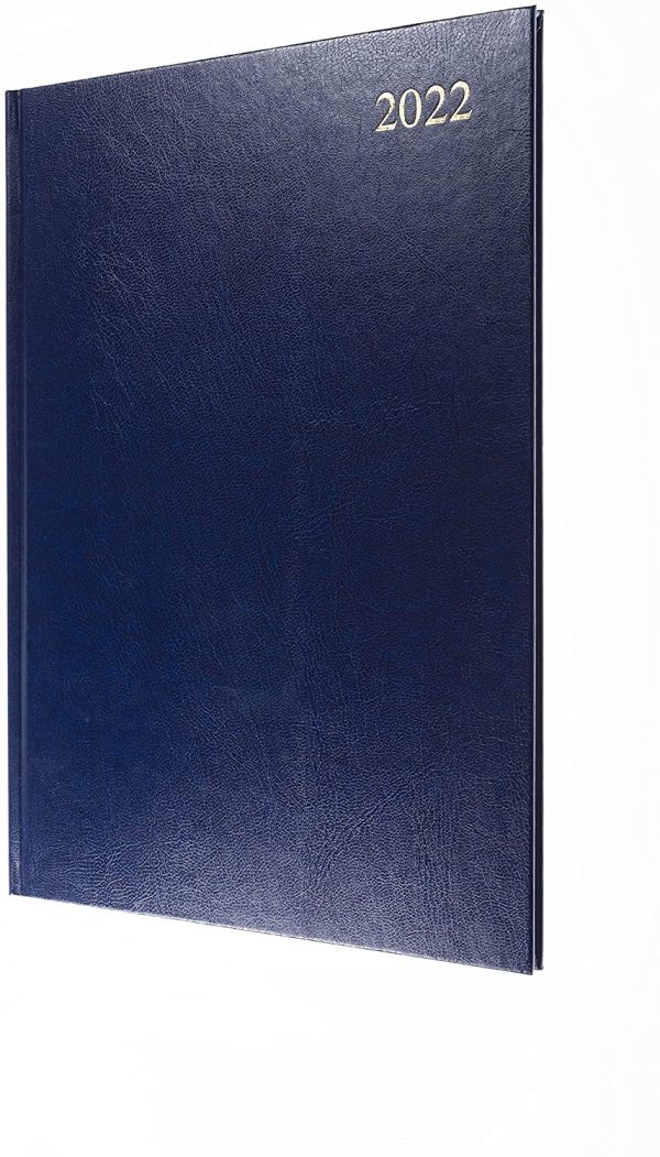 Essential A4 Week to View 2022 Diary - Blue - Image 8