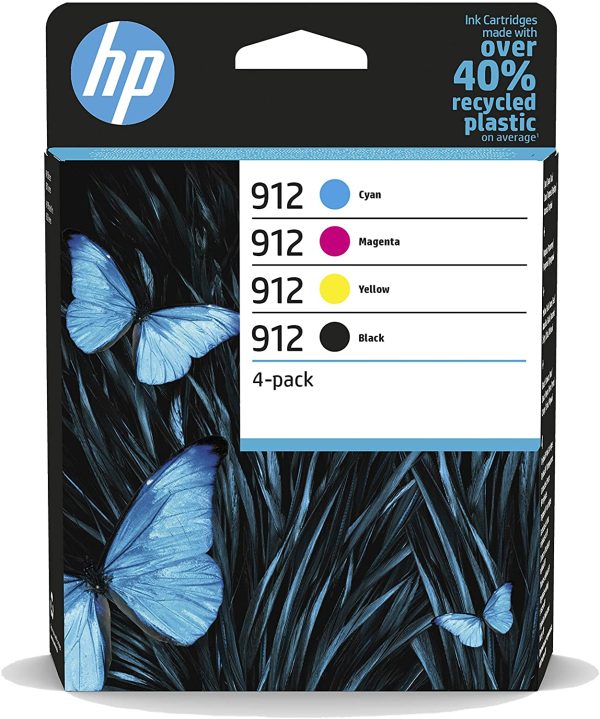 HP 6ZC74AE 912 Original Ink Cartridges, Black/Cyan/Magenta/Yellow, Multipack - Image 5