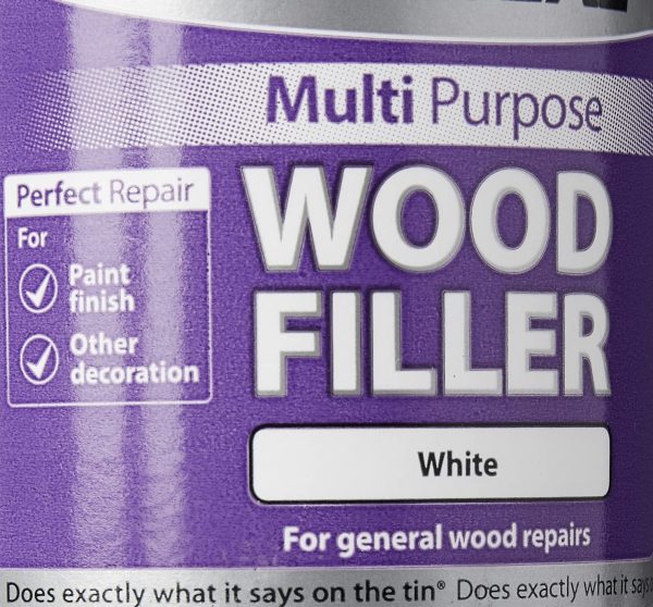 RONSEAL 34739  Multi-Purpose Wood Filler - White 250g - Image 2