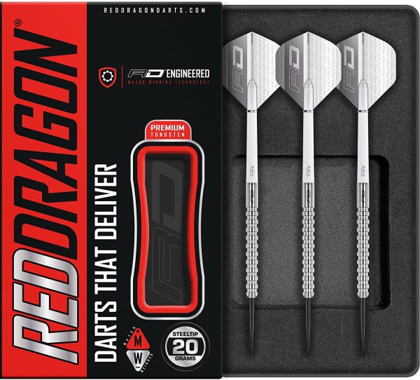 RED DRAGON Javelin Series: , 22g, 24g Tungsten Darts Set with Flights and Stems - Image 6