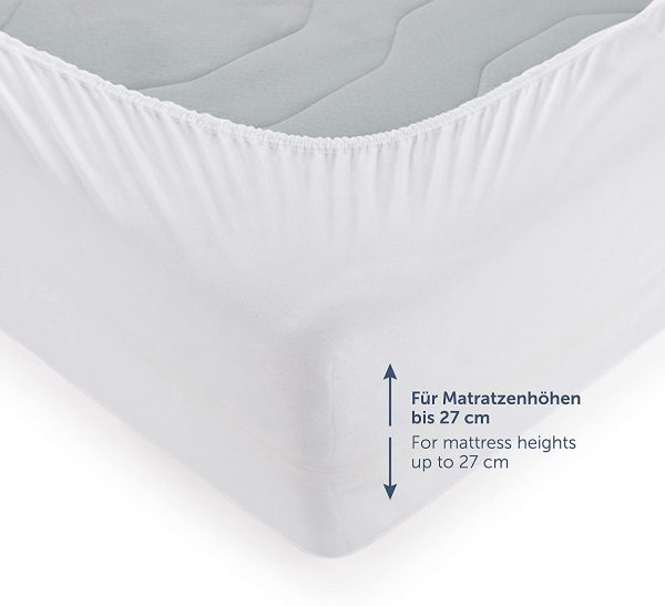 100% Waterproof Mattress Protector Small Double 4ft Size - Super Soft Terry Cloth Surface, Anti-Allergy Layer, Protection against Bed Bugs, Small Double 4ft (120 x 190 cm) - Image 6