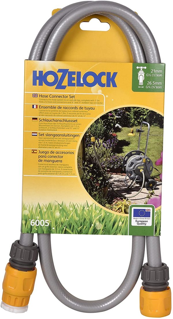 Hozelock 30m Compact Reel with 15m Hose & Hose Connection Set - Image 4