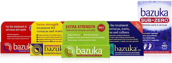 Bazuka Extra Strength Treatment Gel with emery board, 6g - Image 2