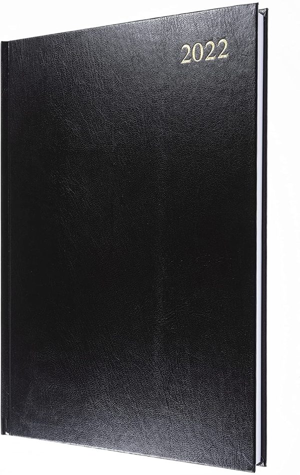 Essential A4 Day to Page 2022 Diary - Black - Image 6