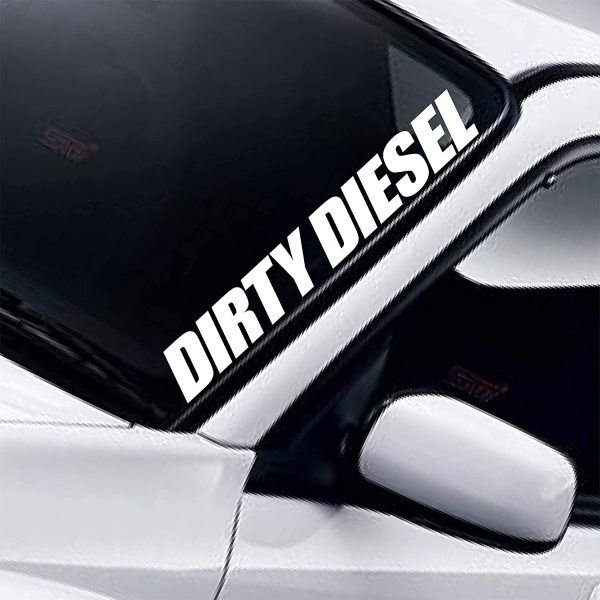 Dirty Diesel Windscreen Sticker 4x4 Off Road Truck Funny Car Vinyl Decal