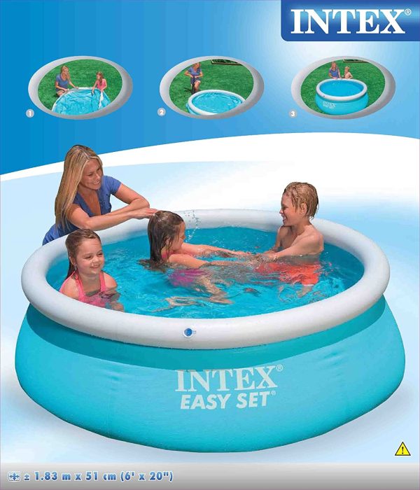 Intex 6ft x 20in Easy Set Swimming Pool #28101 - Image 4