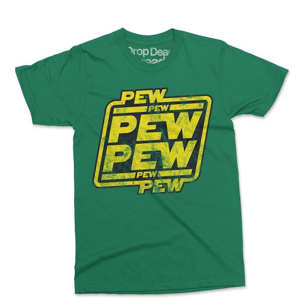 Pew Pew Funny StarWars Blaster Retro Design Men's & Women's T-Shirt Gamer Top