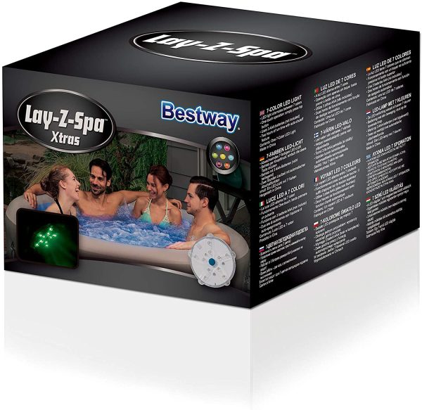 Lay-Z-Spa LED Light Accessory for Hot Tubs, 7 Colour Underwater Light - Image 7