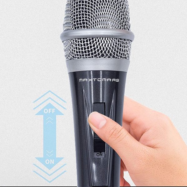 Dynamic Musical instrument Microphone for Singing with 3.5M/11.40 ft XLR Cable, Handheld Mic for Karaoke Singing, Speech, Wedding, Stage and Outdoor Activity - Image 2