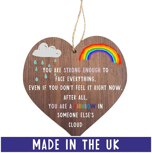 Rainbow gifts | Rainbow in someone else??s cloud | thinking of you - miss you gifts for best friend Keyworker | cheer up gifts | inspirational gifts for women