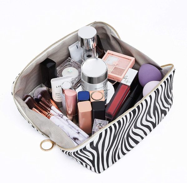 KALIDI Large Capacity Cosmetic Bag Ladies Pencil Case Make Up Bag Makeup Bag Pencil Case Cosmetic Travel Pouch - Image 7