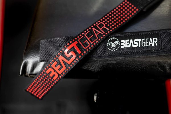 Beast Gear Weight Lifting Straps - Professional, Padded Gym Wrist Straps w/Advanced Gel Grips - Image 9