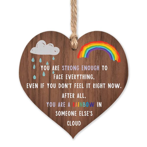 Rainbow gifts | Rainbow in someone else??s cloud | thinking of you - miss you gifts for best friend Keyworker | cheer up gifts | inspirational gifts for women - Image 3