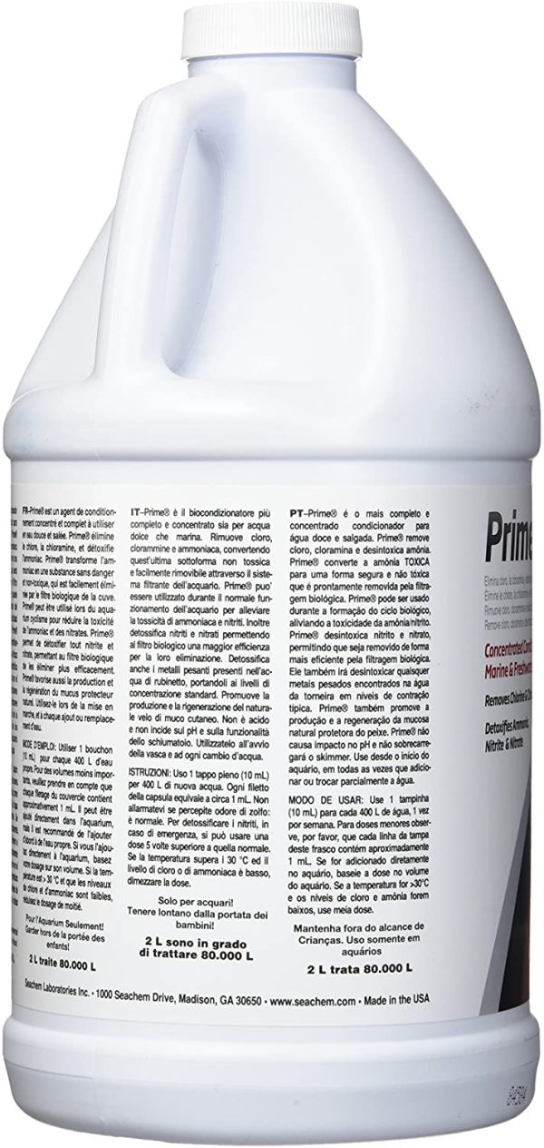 Seachem Prime Water Conditioner, 2 Litre - Image 6