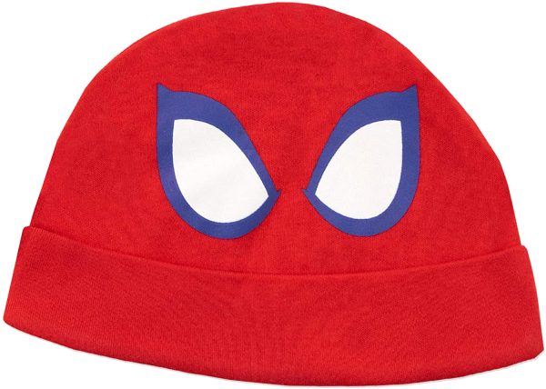 Marvel Baby Boys Spiderman Sleepsuit and Hat Set - Image 4