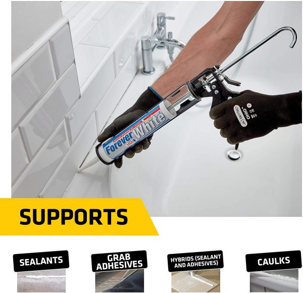 Everbuild Professional Caulk, Sealant, Adhesive Application Gun For Up To C3/310 ml Cartridges - Image 5