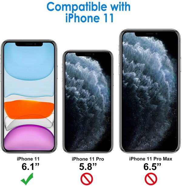 JETech Case for iPhone 11 (2019), 6.1-Inch, Shockproof Transparent Bumper Cover, Anti-Scratch Clear Back, HD Clear - Image 4